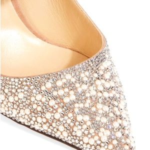 Jimmy Choo Crystal Embellished Pumps